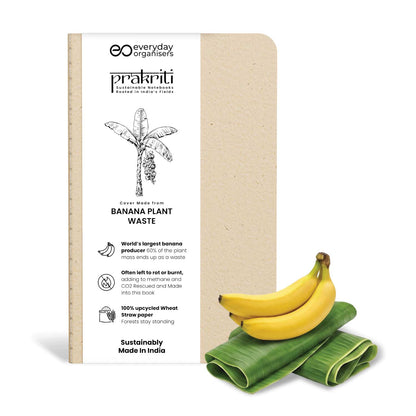 Banana Stem Diary — A6 Pocket Notebook, Ruled Journal for Everyday Notes