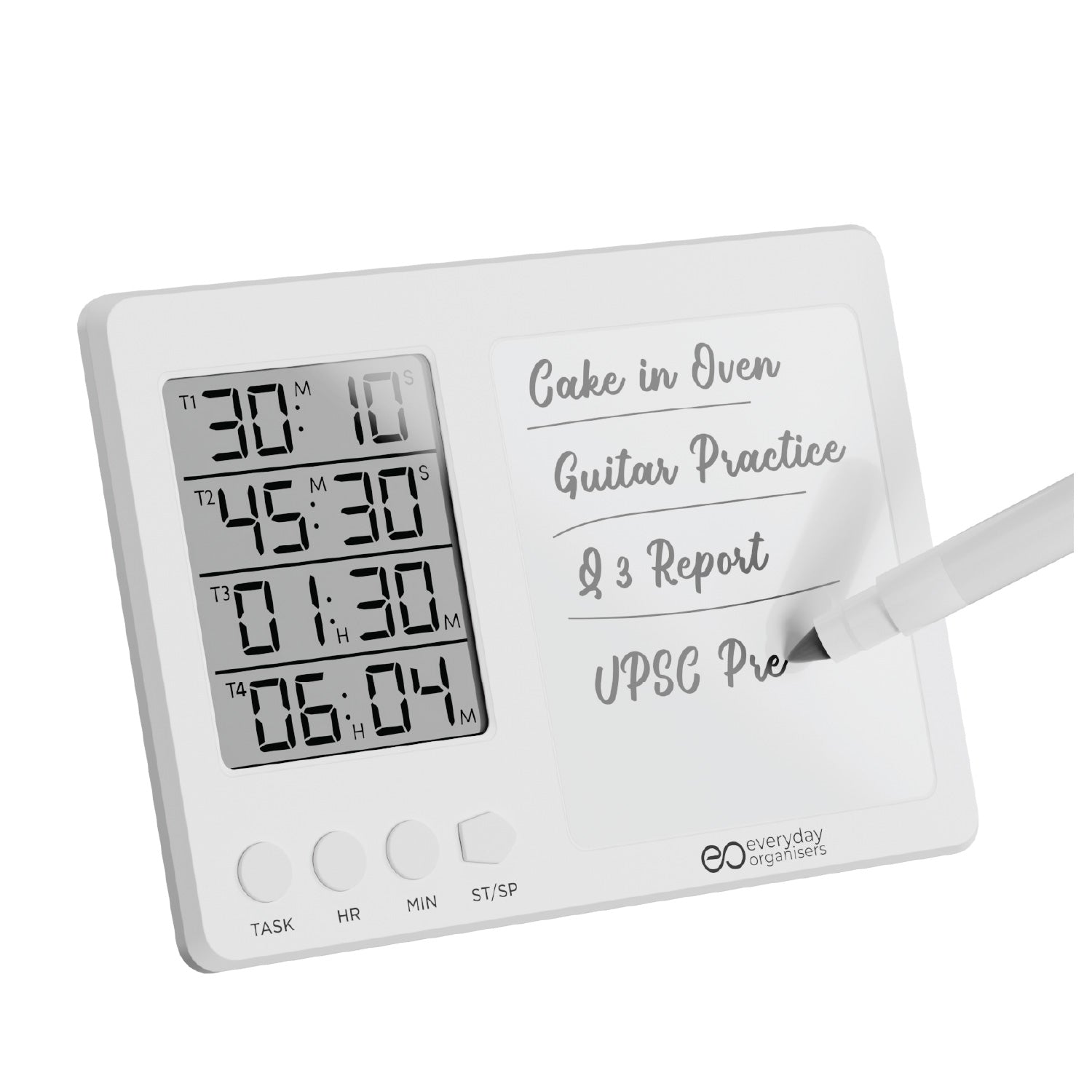 Timer Clock for Study with Mini Whiteboard | Time Board – Everyday ...