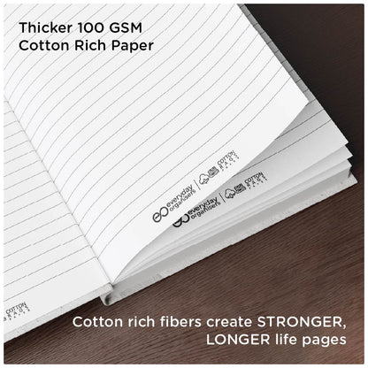 Flax Linen Diary — Cotton Rag Pages, Undated A5 Premium Journal