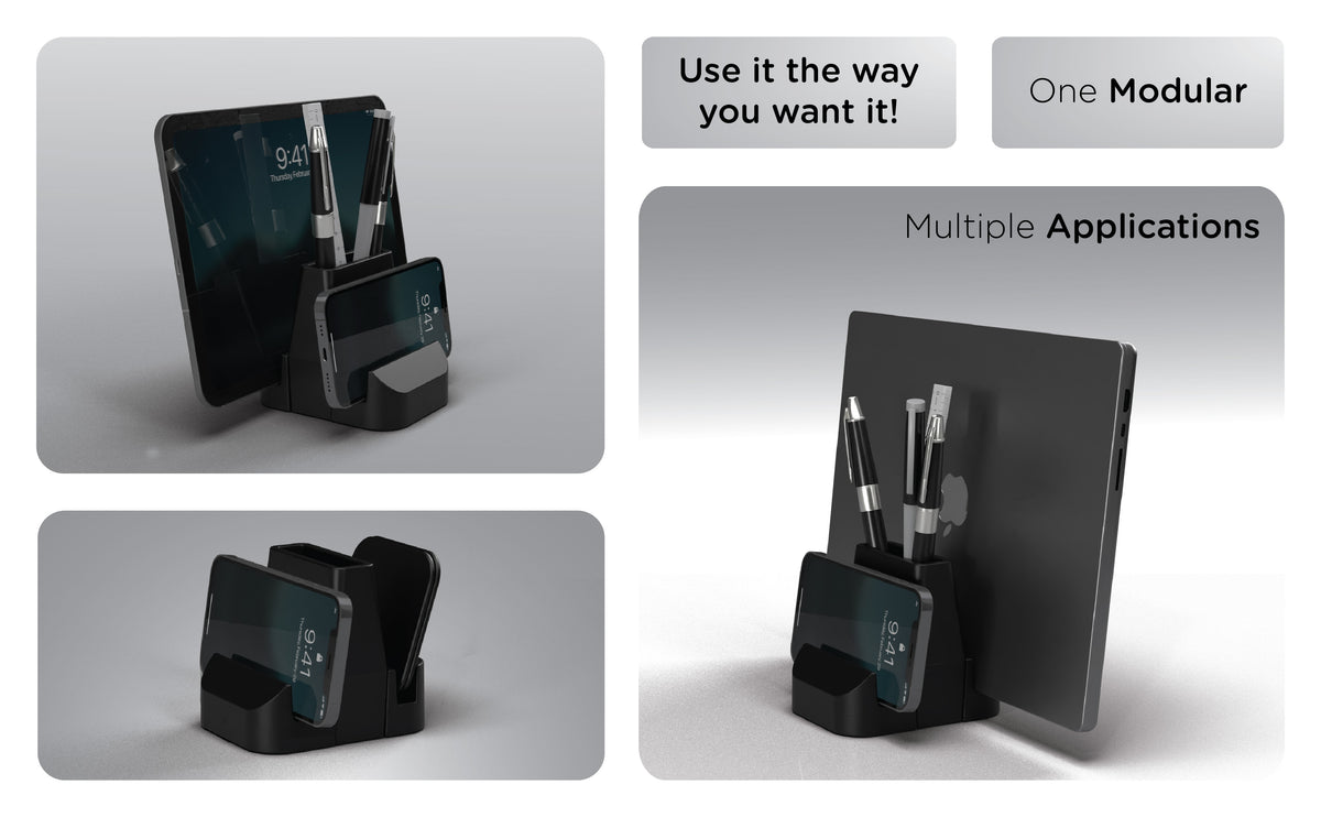 Modular - Pen Stand Vertical Laptop Holder & Cable Organizer – Everyday ...